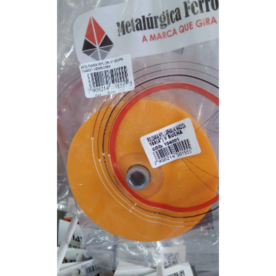 Roldana V 100MM CAIXA 101005T Ferromix