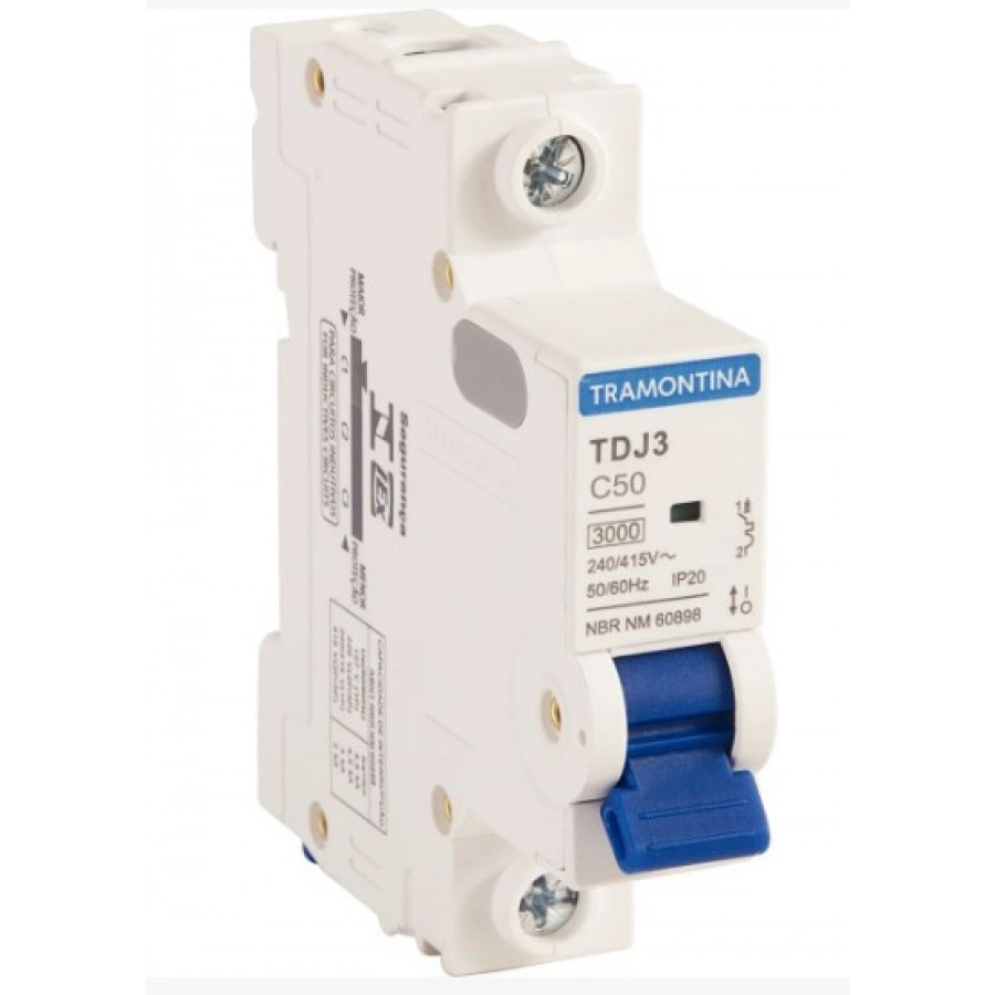 Disjuntor Bipolar 50A DIN - TRAMONTINA
