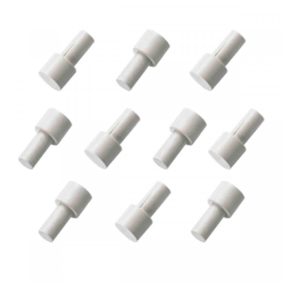 Suporte Pino Para Prateleira Branco 5mm Pacote 10 Pçs - SFORPLAST