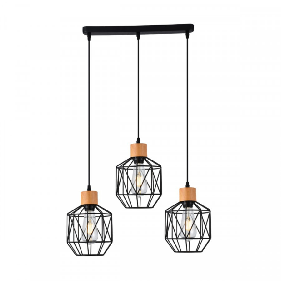 Luminaria Pendente Triplo Aramado Persa 18Cm GOOD