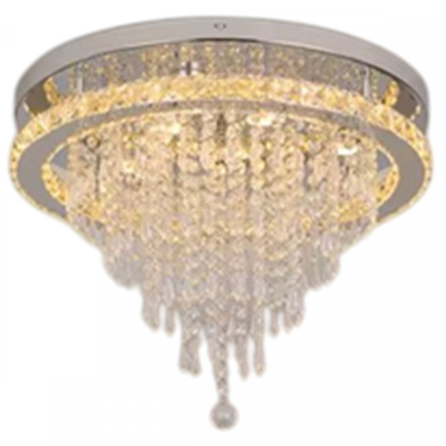 Luminaria Teto Cristal Luxo 60Cm GOOD