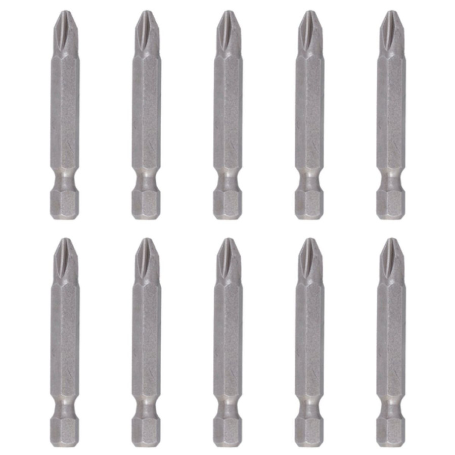 Bits Phillips PH2 1/4" 50MM 10PC - PROCORT