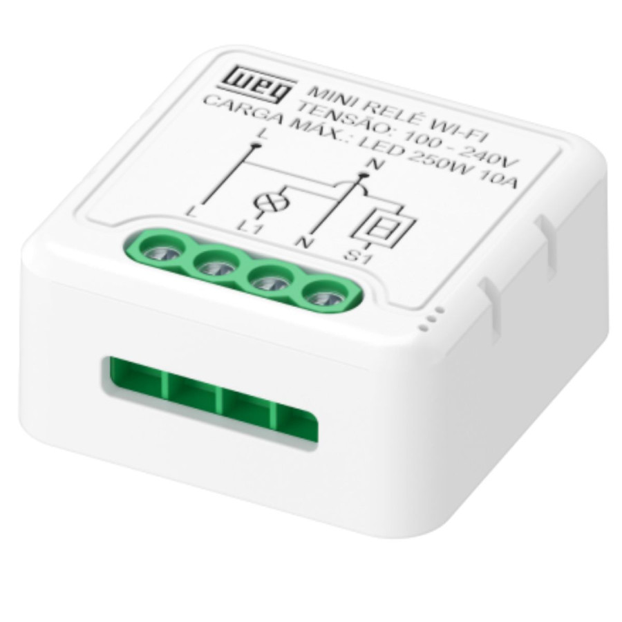 Relé Interruptor Inteligente Wi-Fi WHome - WEG