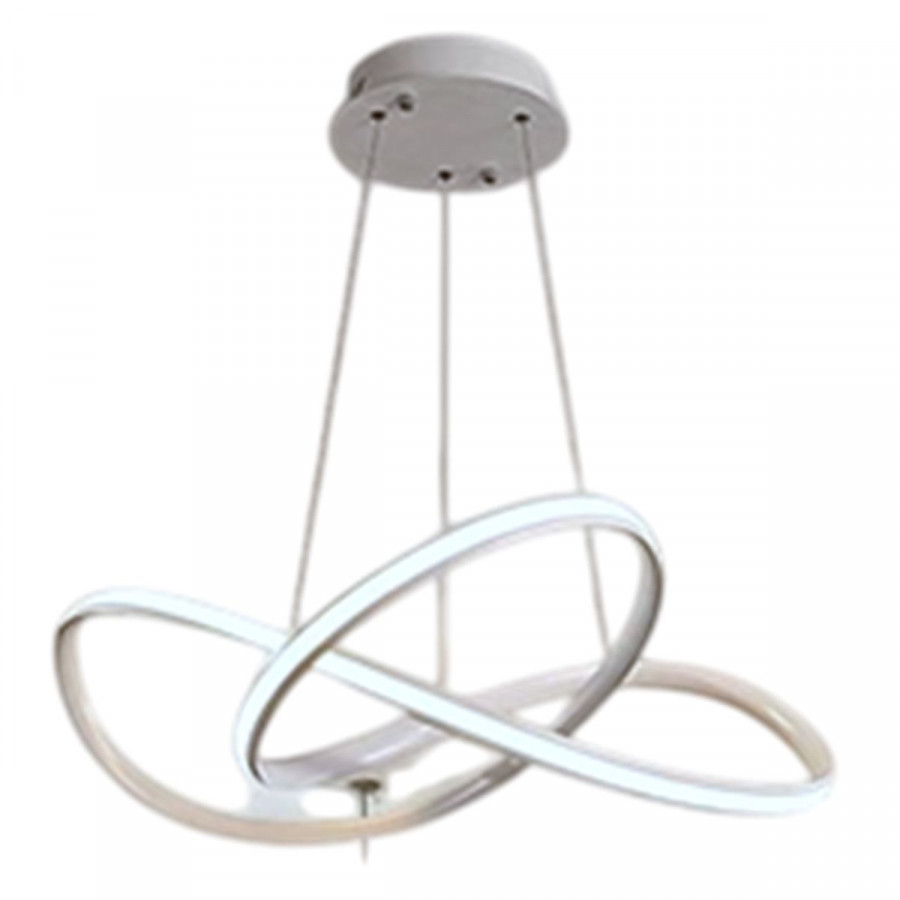 Luminaria Pendente Espacial Branco 33W 55Cm GOOD