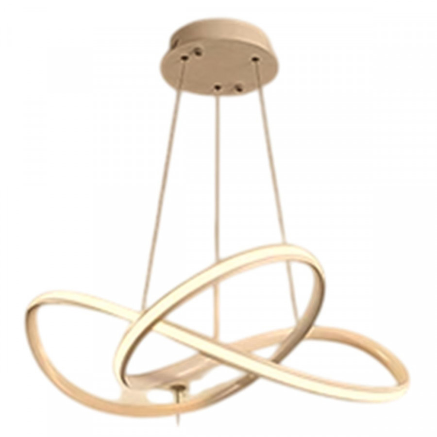 Luminaria Pendente Espacial Dourado 33W 55Cm GOOD