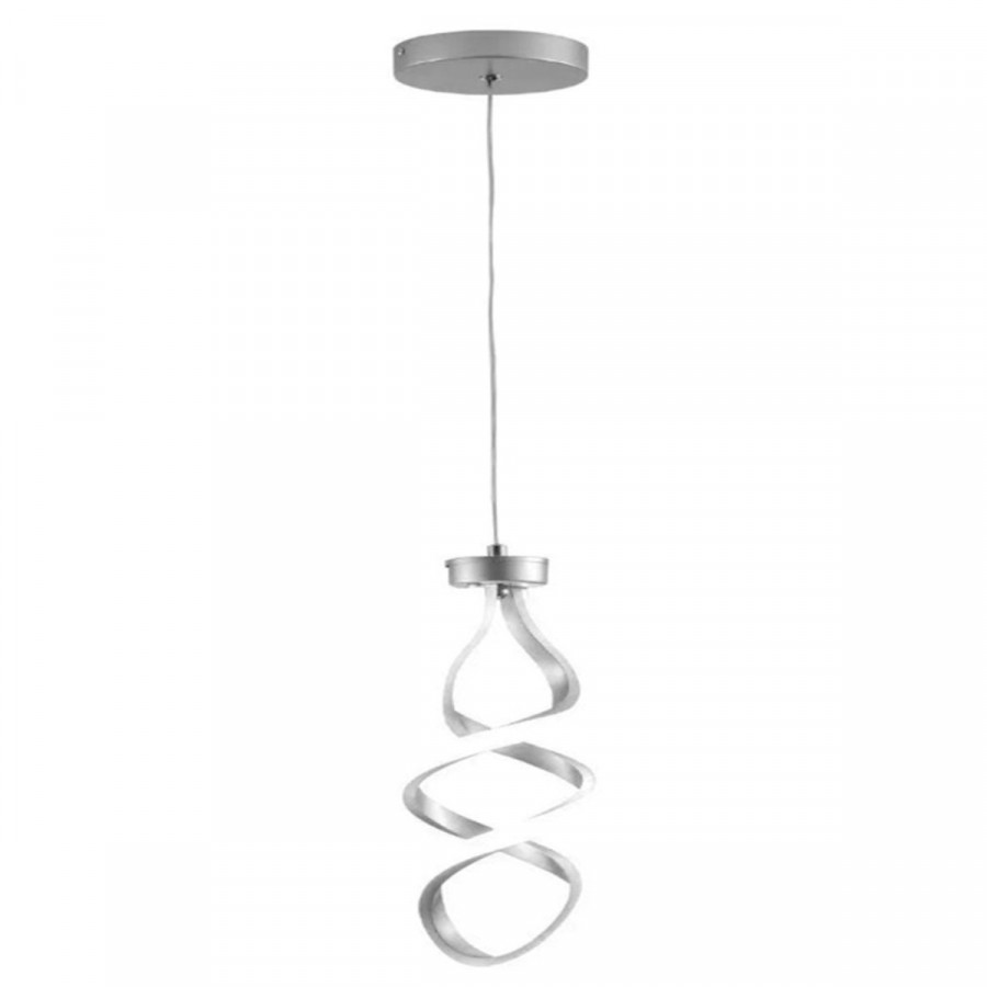 Luminaria Pendente Espiral Branco 11W 12Cm GOOD