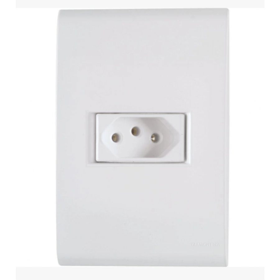 Kit 10 Peças Tomadas 20 A 4x2 57170013 Branco Liz Tramontina