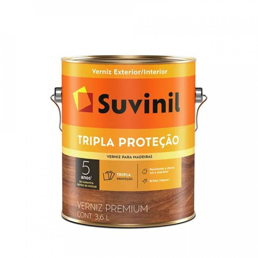 Verniz Brilhante Tripla Protecao 3.6l Nogueira - SUVINIL