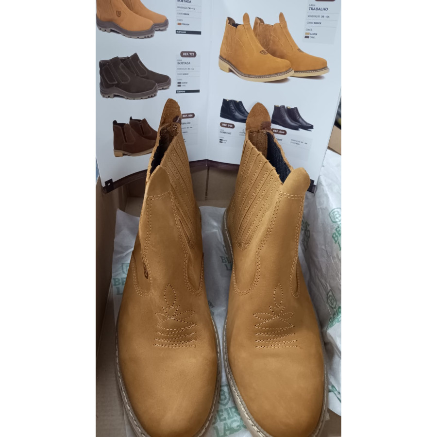 Botina Nobuck Ferrugem 52 N39 BL *Promoção exclusiva site, confira descrição*