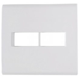Placa 4x4'' 2 pos 57106023 br liz tramontina