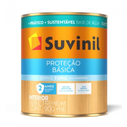 Verniz Água Proteção Básica Brilhante Incolor 900ML - SUVINIL