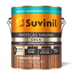 Verniz Água e Proteção Máxima Deck Acetinado 
Imbuia 3,6L - SUVINIL