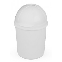 Lixeira Retrátil 4,1L Branca - PLASVALE