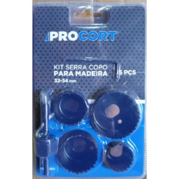 Serra Copo Madeira JG 5PCS 32/54MM - PROCORT