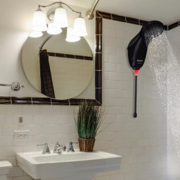 Ducha Eletrônica Sublime Preta 5500W 127V - Zagonel