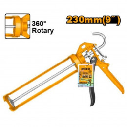 Pistola aplicador silicone 9'' alta pressao hcg1709 INGCO