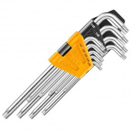 Jogo chave torx 9pc t10 a t50 hhk13091 INGCO