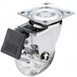 Rodizio Gel Giratorio Freio 4'' Bisao