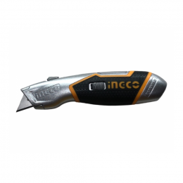 Estilete corpo aluminio 19mm 1lamina hkns11615 INGCO