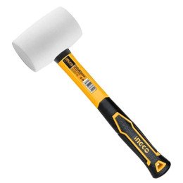 Martelo Borracha 450g Branco INGCO