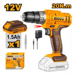 Parafusadeira e Furadeira Á Bateria 20V 3/8'' UCDLI1218-9 Ingco