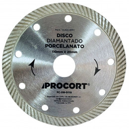 Disco Diamantado Porcelanato 110MM - PROCORT