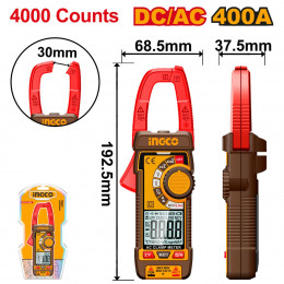 Alicate Amperimetro Digital 1000A DCM610002 Ingco
