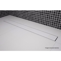 Ralo Linear Invisível 90 cm Branco - TIGRE