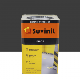 Tinta Piso Fosco Preto 18L - SUVINIL