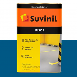 Tinta Piso Fosco Azul 18L - SUVINIL