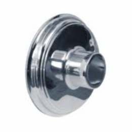 Plafon PVC com Soquete em Porcelana 1 Lampada Prata - FAZPLAS