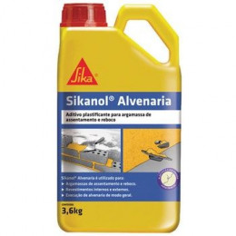 Aditivo Plastificante Sikanol Alvenaria 3,6L - SIKA
