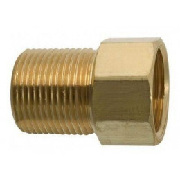 Aumento para Torneira Macho e Fêmea 1/2x20mm Latão - 171602- BLUKIT