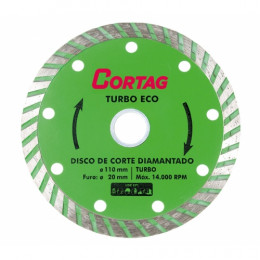 Disco de Corte Diamantado Turbo Eco 110MM 60598 - CORTAG