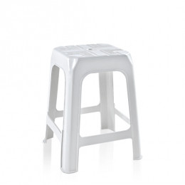 Banqueta Branca 35 x 35 x 45cm BBR - ARQPLAST