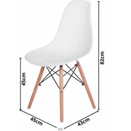 Cadeira Eames Eiffel Branca - GOOD