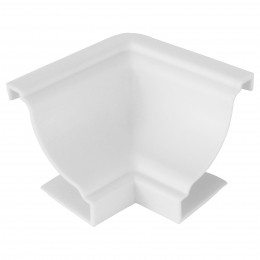 Canto Interno Plástico PVC Branco Neve Good 4PC