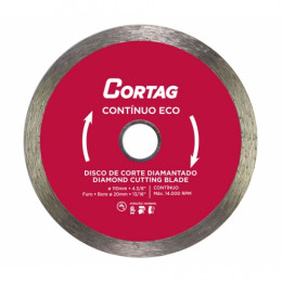 Disco de Corte Diamantado Contínuo Eco 110MM 61548 - CORTAG