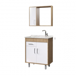Armário Kit Aquila Mel/Blanche 70Cm Bertazoli
