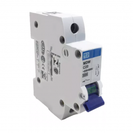Minidisjuntor Unipolar Termomagn MDW-C20 20A - WEG