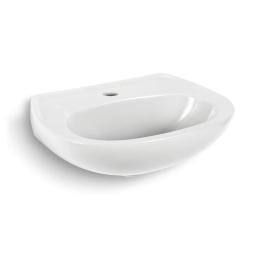 Lavatório para Coluna Sabará 46x35cm Branco  IL3200 - ICASA