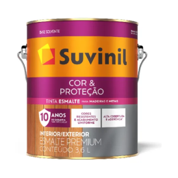 Tinta Esmalte Brilhante Cor & Proteção Preto 3.6l - SUVINIL