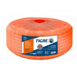 Eletroduto Corrugado Tigreflex Laranja 20mm 50 metros - TIGRE