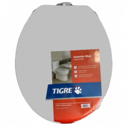 Assento Sanitário Max Plena Cinza Claro - TIGRE
