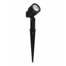 Espeto LED Solar Noir MR11 3W 6500K - TASCHIBRA