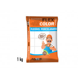 Rejunte Flexível Flex Color Porcelanato 1kg Amêndoa - ARGAPOLI