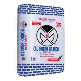 Cal para Pintura 8kg - MORRO BRANCO