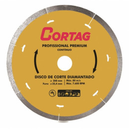 Disco de Corte Diamantado Premium 200MM 61340 Zapp - CORTAG
