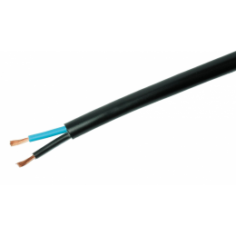 Cabo PP 500V 2 x 1,5mm Preto (POR METRO)