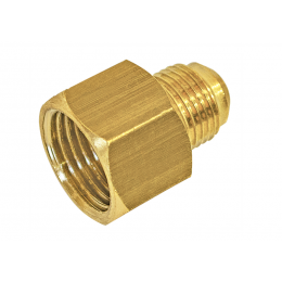 Niple Latão R. 1/2 BSP (I) x 3/8 SAE - MAQENGE